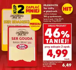 Kaufland MLEKOVITA Ser żółty w plastrach oferta