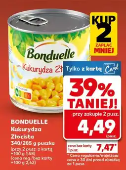Kaufland BONDUELLE Kukurydza Złocista oferta