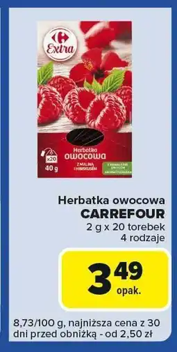 Carrefour Express Herbatka owocowa Carrefour oferta