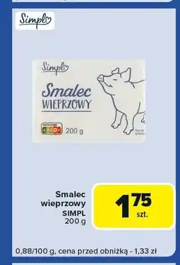 Carrefour Express Smalec wieprzowy SIMPL oferta