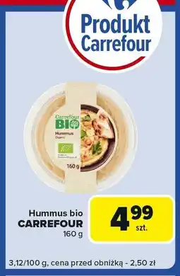Carrefour Express Hummus bio CARREFOUR oferta