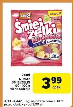 Carrefour Express Żelki Śmiejżelki z jogurtem Nimm2 oferta
