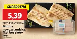Lidl Miruna nowozelandzka filet bez skóry Lidl oferta