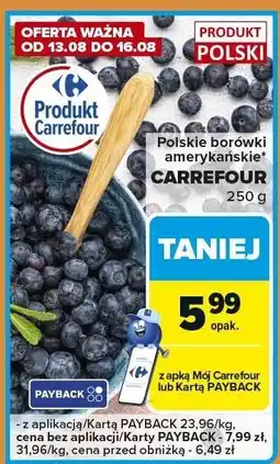Carrefour Express Borówki amerykańskie Carrefour oferta
