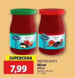 Lidl Sos Ajvar łagodny 1001 Delights oferta