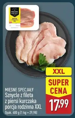 ALDI Sznycle z fileta z piersi kurczaka XXL MIĘSNE SPECJAŁY oferta