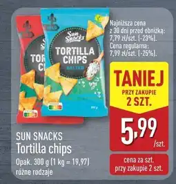 ALDI Tortilla chips Sun Snacks oferta