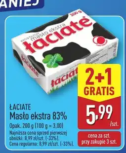 ALDI Masło ekstra 83% Łaciate oferta