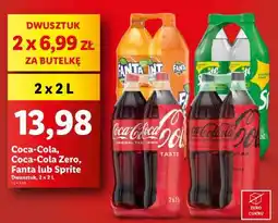Lidl Coca-Cola, Coca-Cola Zero, Fanta lub Sprite oferta