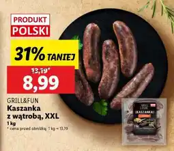 Lidl GRILL&FUN Kaszanka z wątrobą, XXL oferta