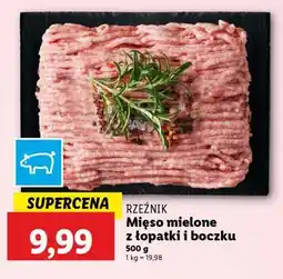 Lidl Mięso mielone z łopatki i boczku oferta