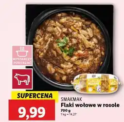 Lidl SMAKMAK Flaki wołowe w rosole oferta