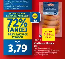 Lidl PIKOK Kiełbasa śląska oferta