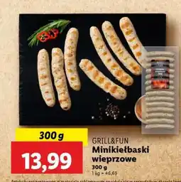 Lidl GRILL&FUN Mimikiełbaski wieprzowe oferta