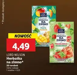 Lidl LORD NELSON Herbatka na zimno oferta