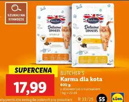 Lidl BUTCHER'S Karma dla kota oferta