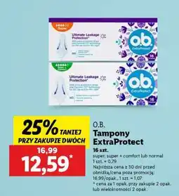 Lidl O.B. Tampony ExtraProtect oferta