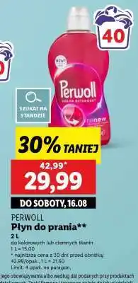 Lidl PERWOLL Płyn do prania oferta