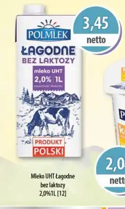 DUO-TES Mleko UHT Łagodne bez laktozy 2,0% polmlek oferta