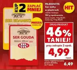 Kaufland Ser gouda plastry Mlekovita oferta
