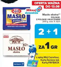 Carrefour Masło ekstra oferta