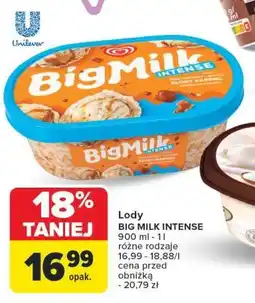 Carrefour Lody BIG MILK INTENSE oferta