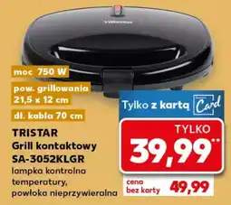 Kaufland TRISTAR Grill kontaktowy SA-3052KLGR oferta