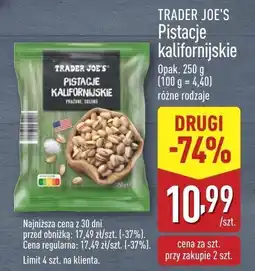 ALDI Pistacje kalifornijskie Trader Joe's oferta