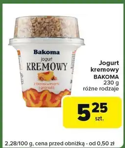 Carrefour Express Jogurt kremowy Bakoma oferta