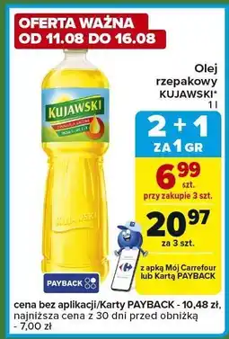 Carrefour Express Olej rzepakowy Kujawski oferta