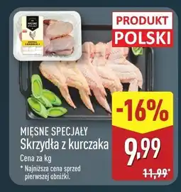 ALDI Skrzydła z kurczaka Mięsne Specjały oferta