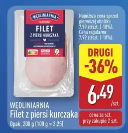 ALDI Filet z piersi kurczaka Wedliniarnia oferta