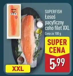 ALDI Łosoś pacyficzny coho filet XXL SUPERFISH oferta