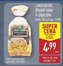 ALDI Kluski lane 4-jajeczne Landfreude oferta