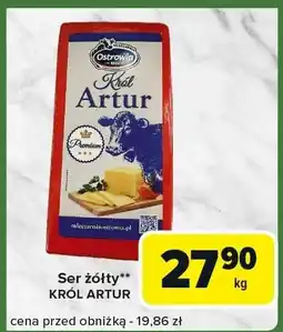 Carrefour Express Ser żółty Król Artur oferta