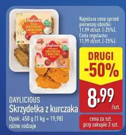 ALDI Skrzydełka z kurczaka Daylicious oferta