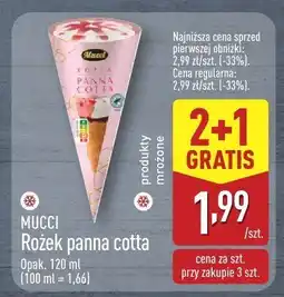 ALDI Rożek panna cotta Mucci oferta
