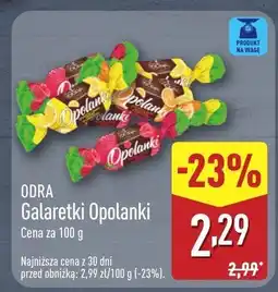 ALDI Cukierki Galaretki Opolanki Odra oferta