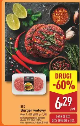 ALDI BBQ Burger wołowy oferta