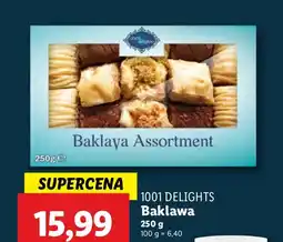 Lidl Deser orientalny Baklawa 1001 Delights oferta