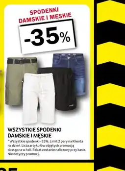 Selgros Wszystkie spodenki damskie i męskie oferta