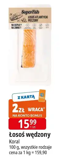E.Leclerc Łosoś wędzony Koral oferta