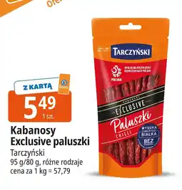 E.Leclerc Kabanosy Exclusive paluszki Tarczyński oferta