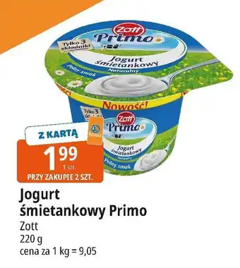 E.Leclerc Jogurt śmietankowy Primo Zott oferta