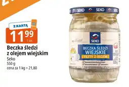 E.Leclerc Beczka śledzi z olejem wiejskim Seko oferta