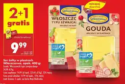 Biedronka Ser żółty Włoszczowa Gouda w plastrach oferta
