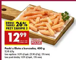 Biedronka Paski z fileta z kurczaka Biedronka oferta
