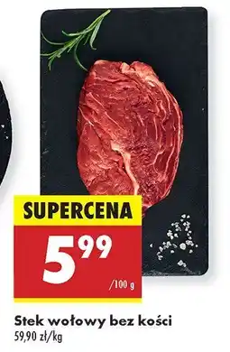 Biedronka Stek wołowy bez kości Biedronka oferta