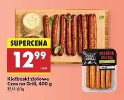 Biedronka Kiełbaski ziołowe Czas na Grill oferta