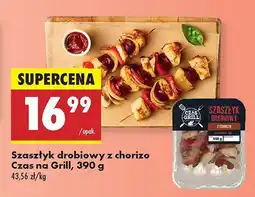 Biedronka Szaszłyk drobiowy z chorizo Czas na Grill oferta